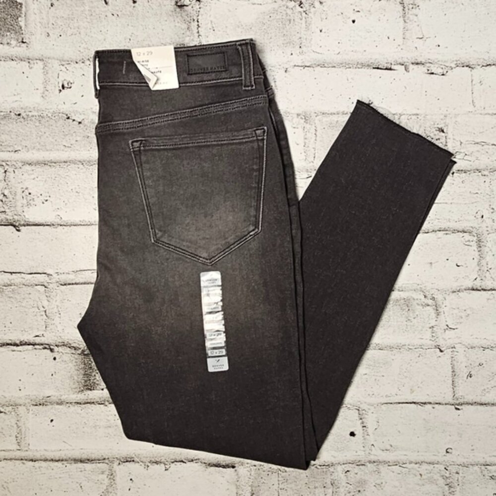 Denver Hayes Women's Black High Rise Jeans Slim Fit